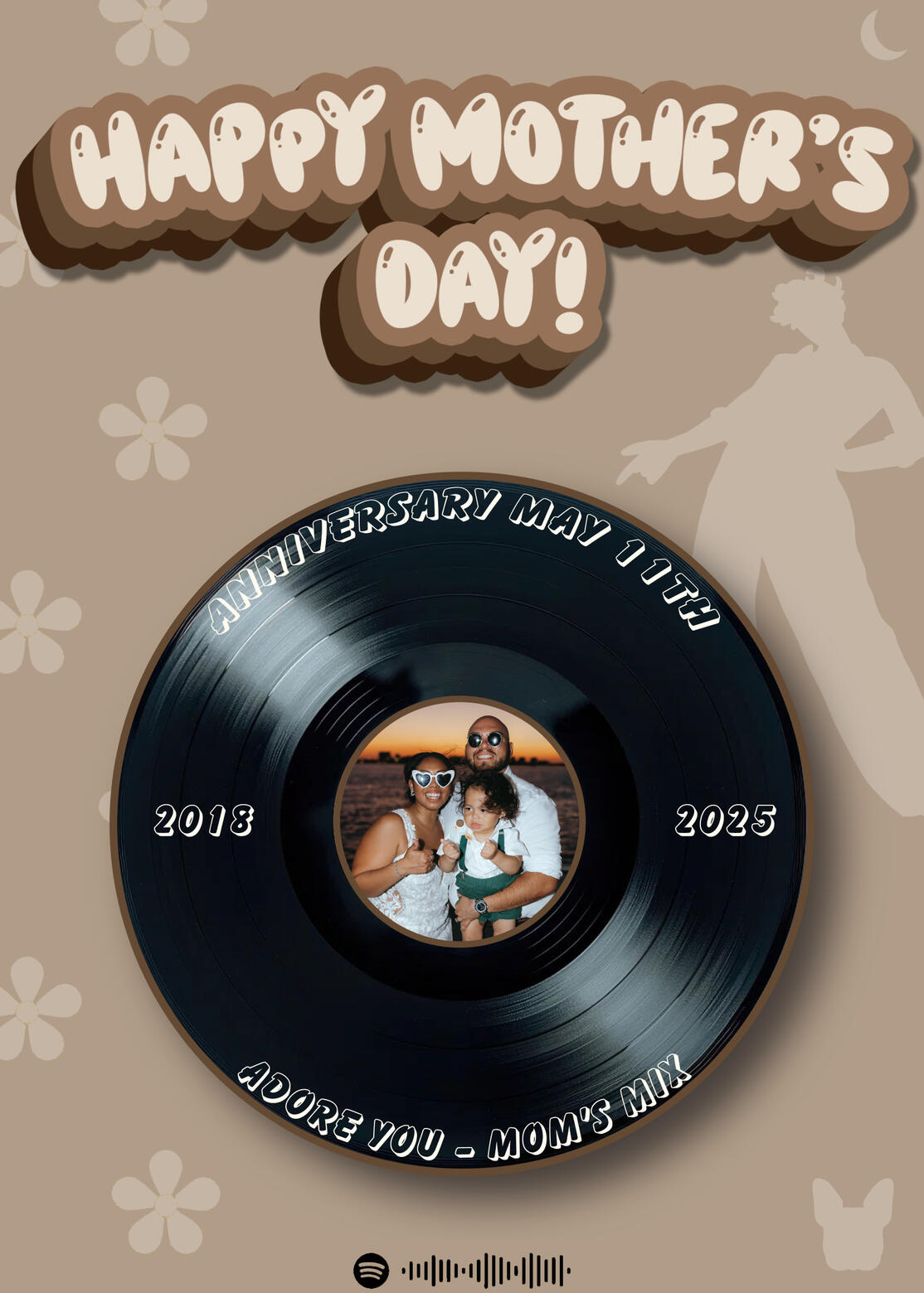 Harry Styles themed - Mothers Day card
