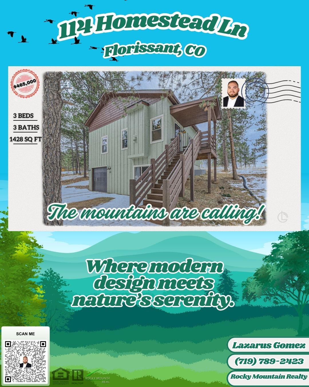 Postcard themed - Digital flyer