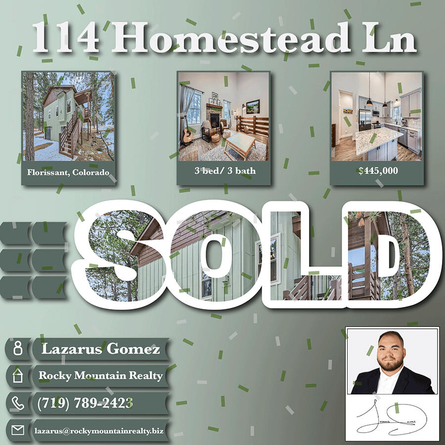 Real estate Sold- Digital flyer