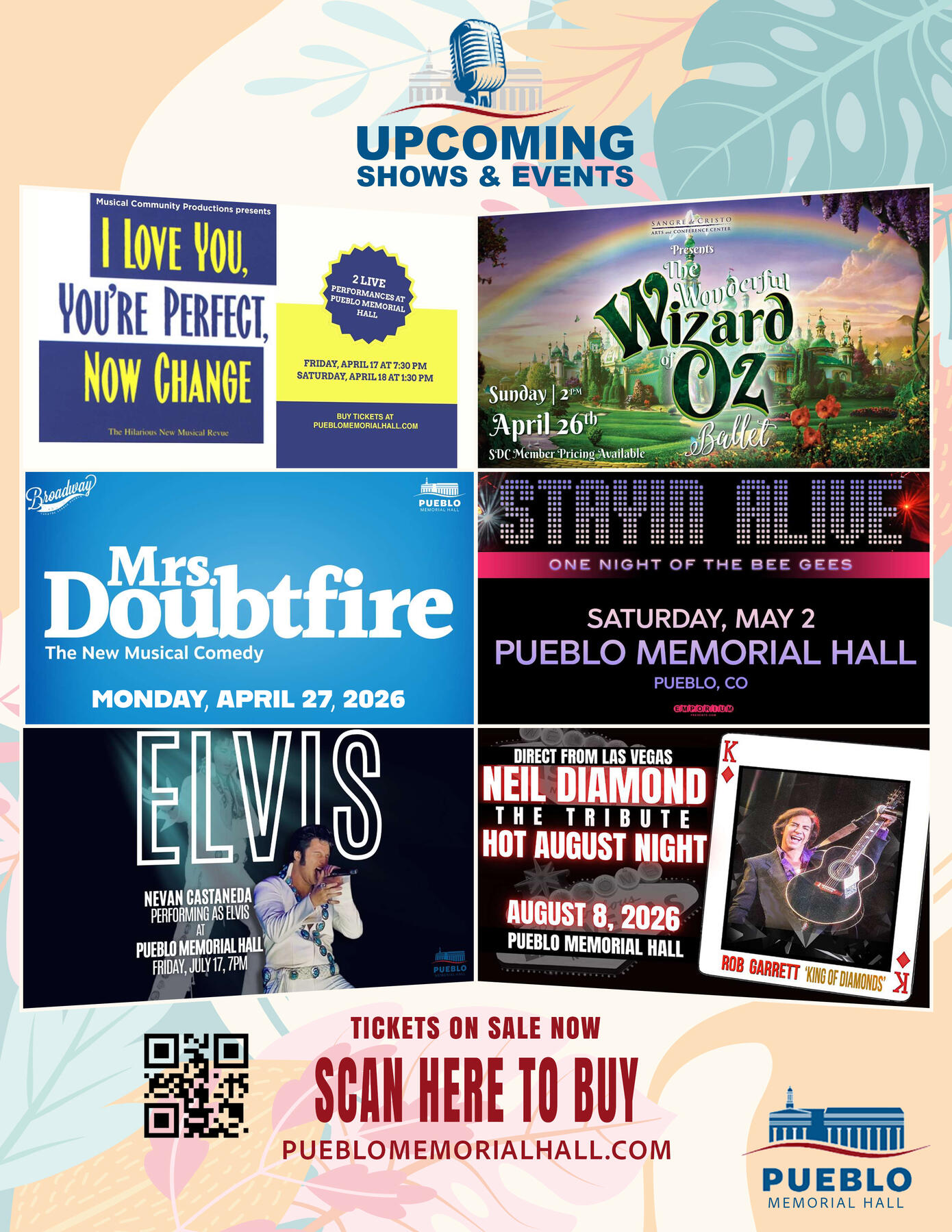 Pueblo Convention Center - Event flyer