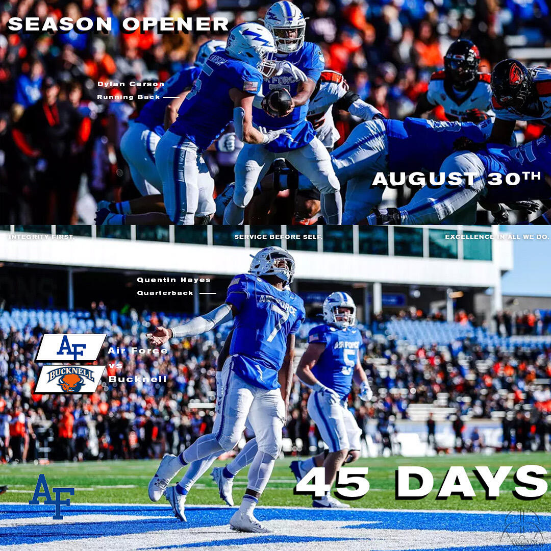 Air Force season opener - Social media graphic